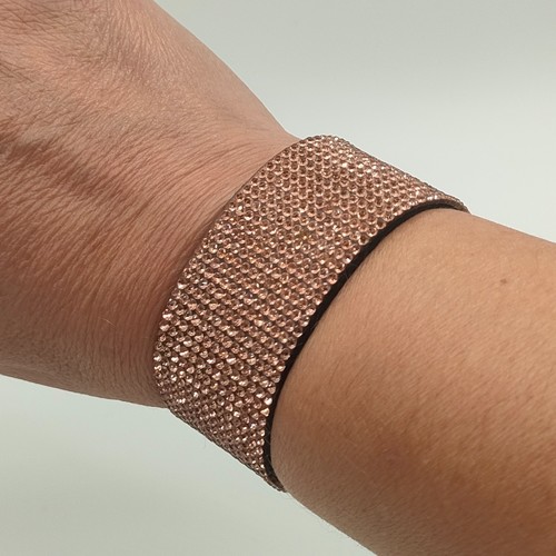 Armband leder steinbesatz - armband,