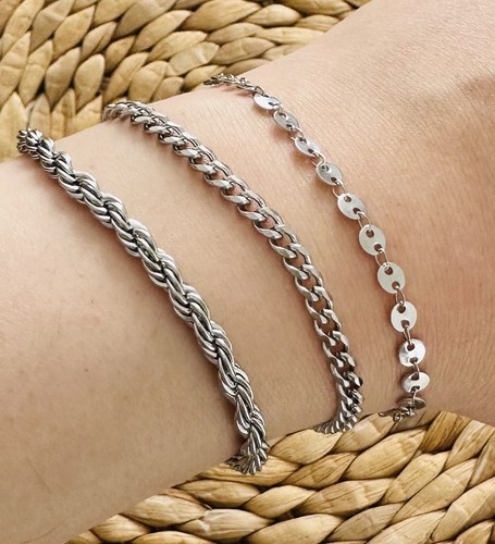 Armbandset armkette edelstahl - armbandset,