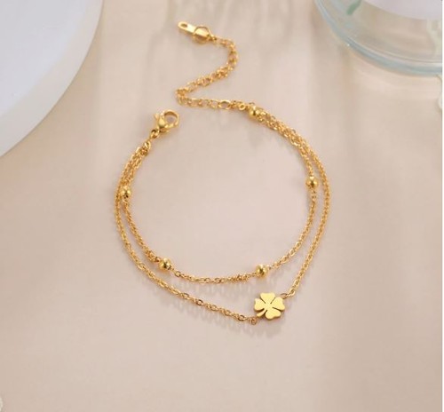 Kleeblatt armband armkette - kleeblatt,