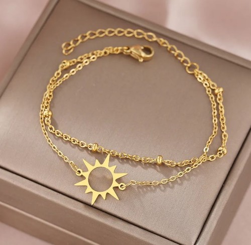 Edelstahl armband sonne sommer - armband,