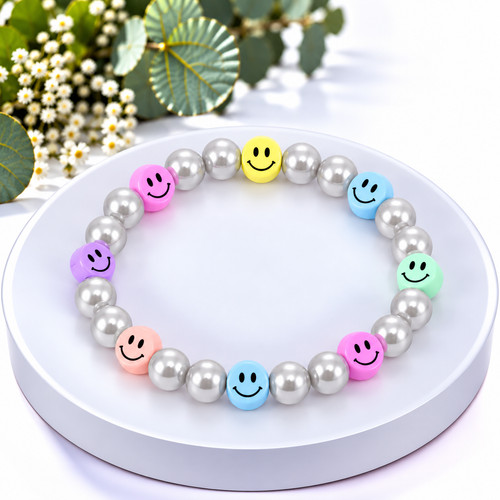 Smiley armband damen mm - smiley, 8