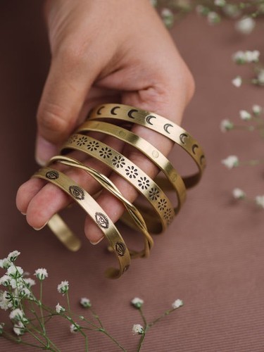5er set messing armband - 5er,