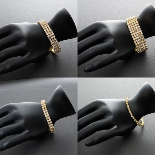 Strassarmband damen goldfarben - strassarmband,